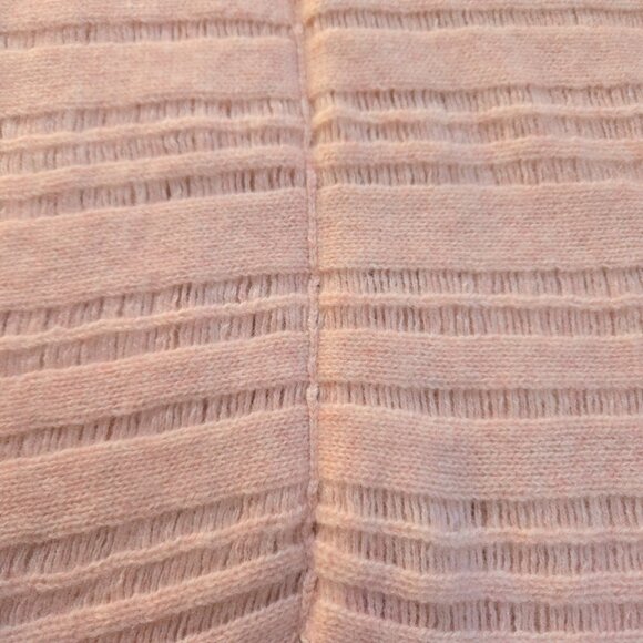 NWOT Calypso St. Barth Cashmere Poncho Peach Pink Boho - Picture 8 of 10